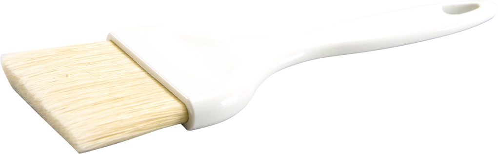 מברשת אפייה 5 ס"מ ידית פלסטיק לבנה 3