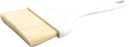 מברשת אפייה 10 ס"מ ידית פלסטיק לבנה