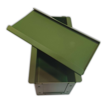 תבנית לחם קסטן 35/11.5/11.5 ס"מ+מכסה טפלון ירוק 7