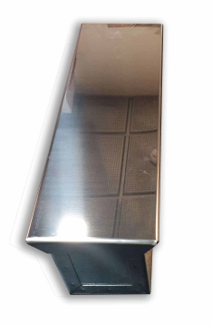 תבנית לחם/קסטן+מכסה 25/10 גובה 10 ס"מ  נירוסטה 430 BMLazer 5