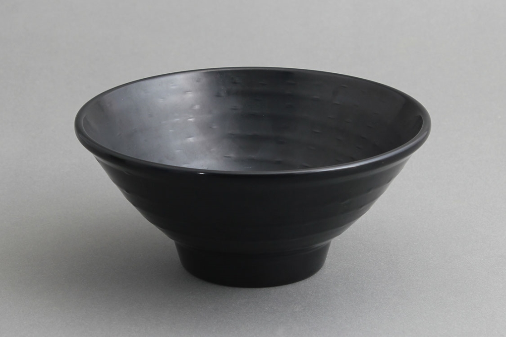 קערת אטריות זן 7.8X17.2 מלמין שחור EFAY 3