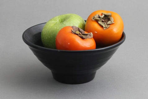 קערת אטריות זן 7.8X17.2 מלמין שחור EFAY 5