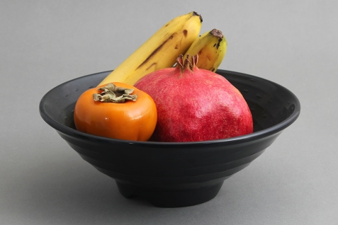 קערת אטריות זן 8X22.6 מלמין שחור EFAY 5