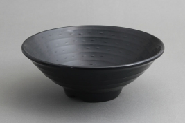 קערת אטריות זן 8X22.6 מלמין שחור EFAY