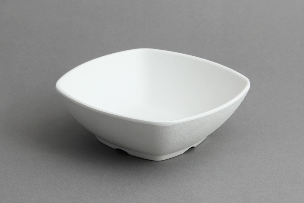 קערה ריבועית 14.7 ס"מ זן מלמין לבן EFAY 3