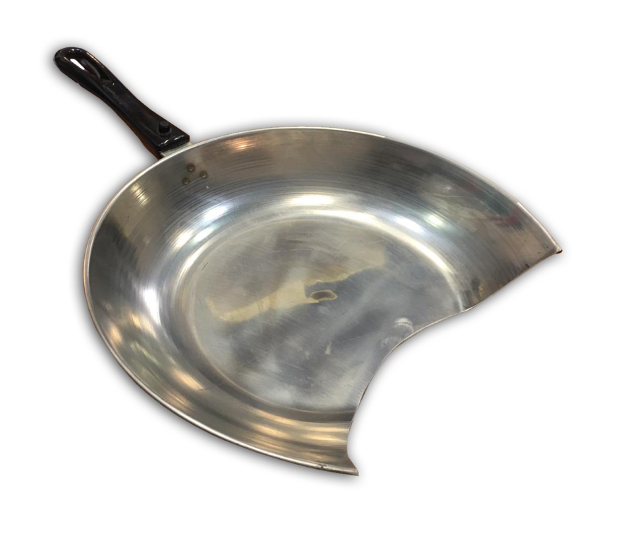 כף שווארמה נירוסטה ידית פלסטיק 3