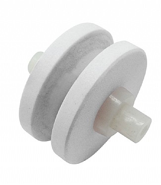 גלגל חלופי למשחיז GB220 לבן GLOBAL 3