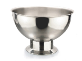 קערה פונץ נירוסטה 38 ס"מ ללא ידיות