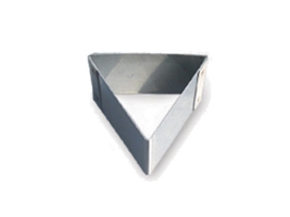 מיקד משולש צלע 8 גובה 4 ס"מ נירוסטה