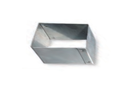 מיקד מלבן 10/4 גובה 3 ס"מ נירוסטה 3