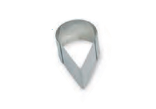 טבעת טיפה 22/14 גובה 7 ס"מ נירוסטה 3