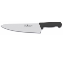 סכין שף להב רחבה 26 ס"מ שחורה ICEL LINHA PRATICA