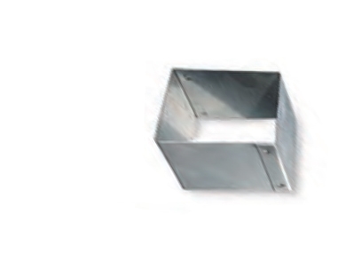 מיקד מרובע 8/8 גובה 3 ס"מ נירוסטה 3