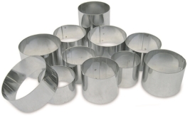 מיקד עגול 10 קוטר גובה 5 ס"מ נירוסטה