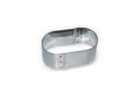 טבעת אובל 24/12 גובה 6.5 ס"מ נירוסטה