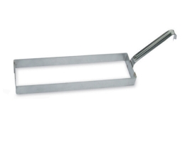 טבעת פנקייק מלבנית 20/7.5 גובה 2.5 ס"מ נירוסטה