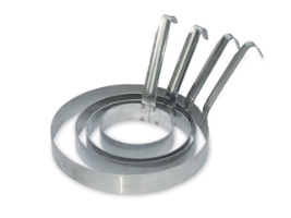 טבעת פנקייק קטנה 10.5 גובה 2.5 ס"מ נירוסטה