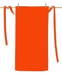 סינר צרפתי כתום warker 3