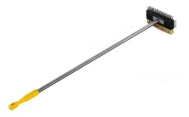 מברשת לתנור פיצה/טאבון פליז אורך 110 ס"מ ידית צהובה LILLY HD 108