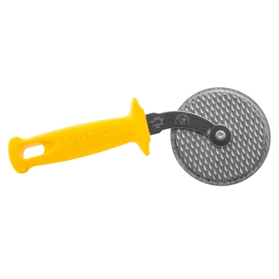 גלגלת פיצה 9 ס"מ ידית צהובה LILLY HD 150/2 3