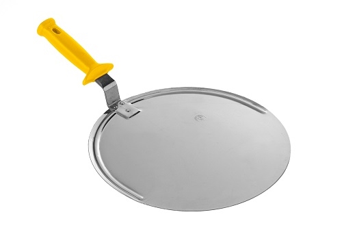 כף/מגש פיצה עגול 45 ס"מ +ידית נירוסטה קצרה LILLY HD 3