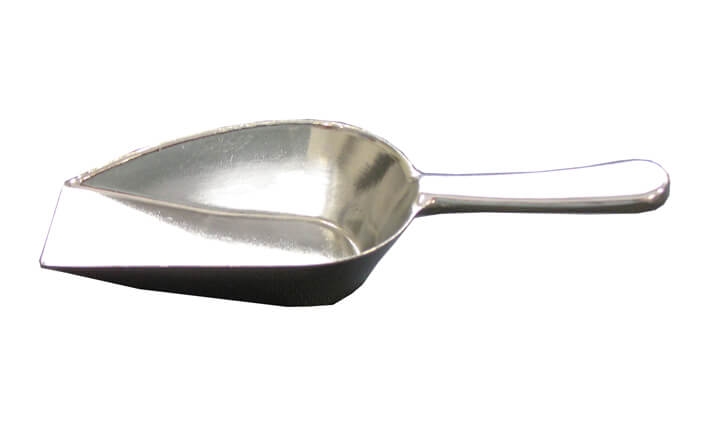 כף מזון שטוח 2 OZ אלומניום 15 מ"מ 90 גרם 3