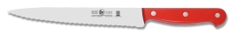 סכין עבודה משונן 20 ס"מ ידית בקלית אדומה ICEL TECHNIK