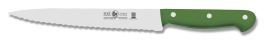 סכין עבודה משונן 20 ס"מ ידית בקלית ירוקה ICEL TECHNIK