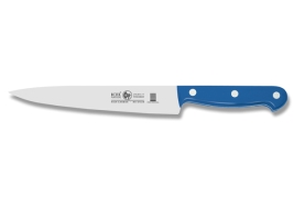 סכין טבח 17 ס"מ ידית בקלית כחולה ICEL TECHNIK
