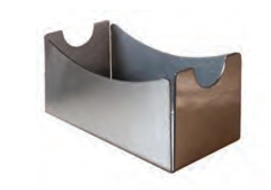 מעמד לשני מיכלי זכוכית לשמן מרובעי ראש נירוסטה 3