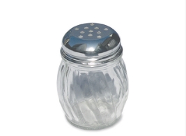 מלחיה זכוכית פרמזן קטנה ספירל