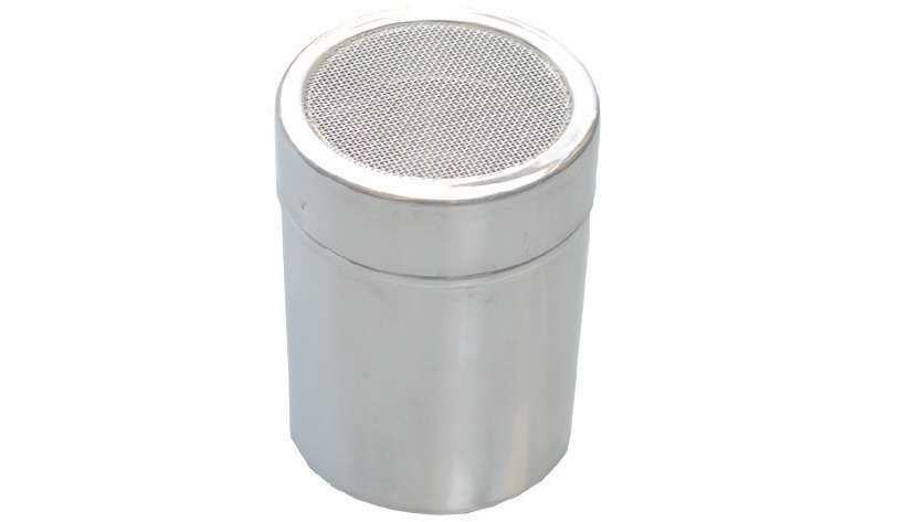 מלחיה נירוסטה /מסננת לאבקת סוכר צפופה מכסה רשת 3