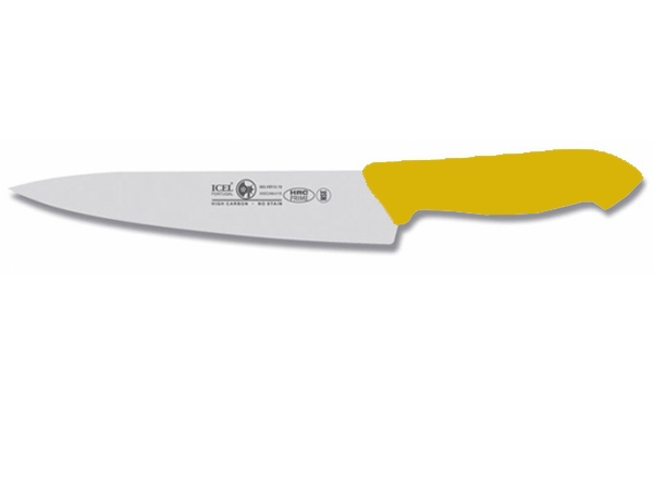 סכין שף ידית פלסטיק צהובה 16 ס"מ ICEL PROFLEX 3