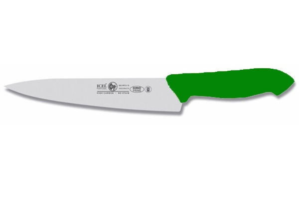 סכין שף ידית פלסטיק ירוקה 16 ס"מ ICEL PROFLEX 3