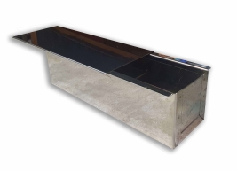 תבנית לחם/קסטן+מכסה 30/10 גובה 10 ס"מ  נירוסטה 430 BMLazer