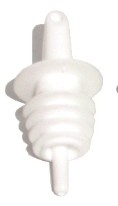 פיית מזיגה/פורר פלסטיק לבן  1/12 3