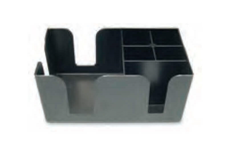 אירגונית לבר פלסטיק שחור 3