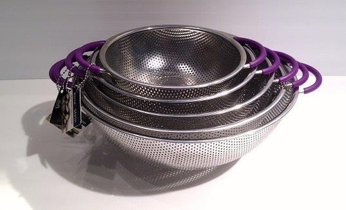 מסננת רגל 31.5 ס"מ נירוסטה צפופה 3