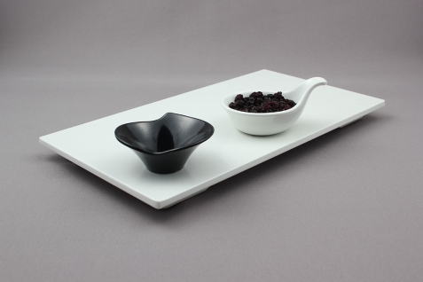 פלטה גסטרונום 1/3 מוגבהת מלמין לבן EFAY 5