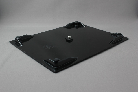 פלטה גסטרונום 1/2 מוגבהת מלמין שחור EFAY 7