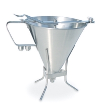 משפך / מתקן רטבים נירוסטה קומפלט