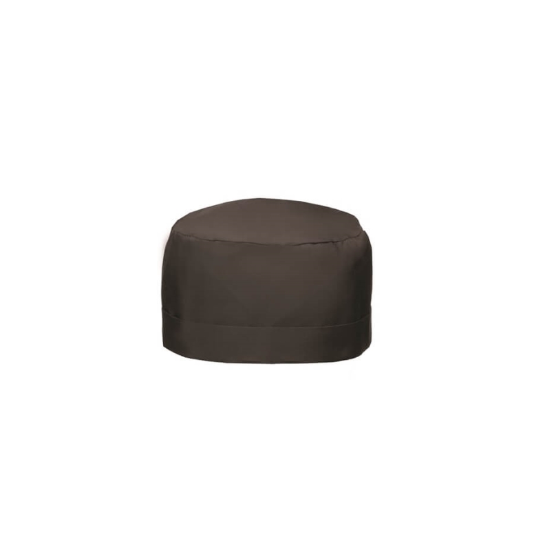 כובע טבח נמוך שחור warker 3