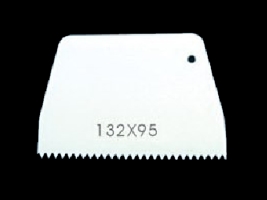 קלף טרפז משונן עדין לבן 13/9.5 ס"מ -  מבצע עג"ה YABA