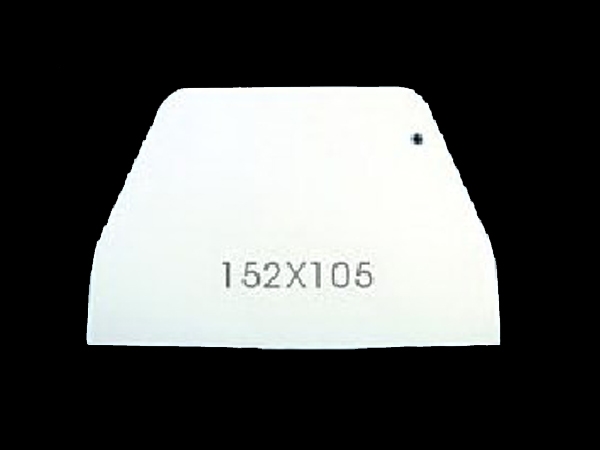 קלף טרפז חלק לבן 15/10.5 ס"מ 3