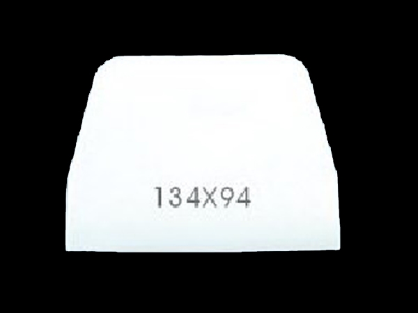 קלף טרפז חלק לבן 13.5/9.5 ס"מ 3