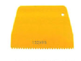 קלף טרפז משונן עדין צהוב 13/9.5 ס"מ