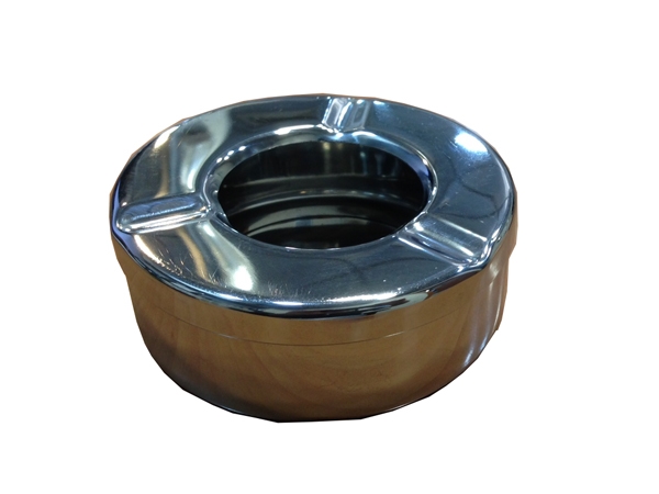 מאפרה נירוסטה מאט סגורה 9 ס"מ גובה 3.5 ס"מ BEST CHOICE 3