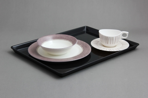 מגש לולבי 33X43 מלמין שחור EFAY 5