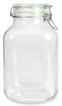 צנצנת זכוכית הרמטית 4000 מ"ל( 4.00 ליטר) BORMIOLU FIDO 3