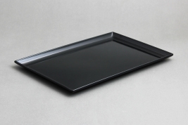 מגש לולבי 22X30 מלמין שחור EFAY